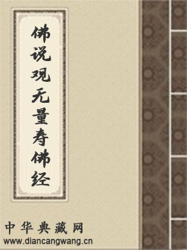 佛说观无量寿佛经