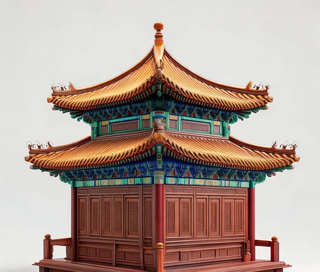 北京故宫角楼歇山顶